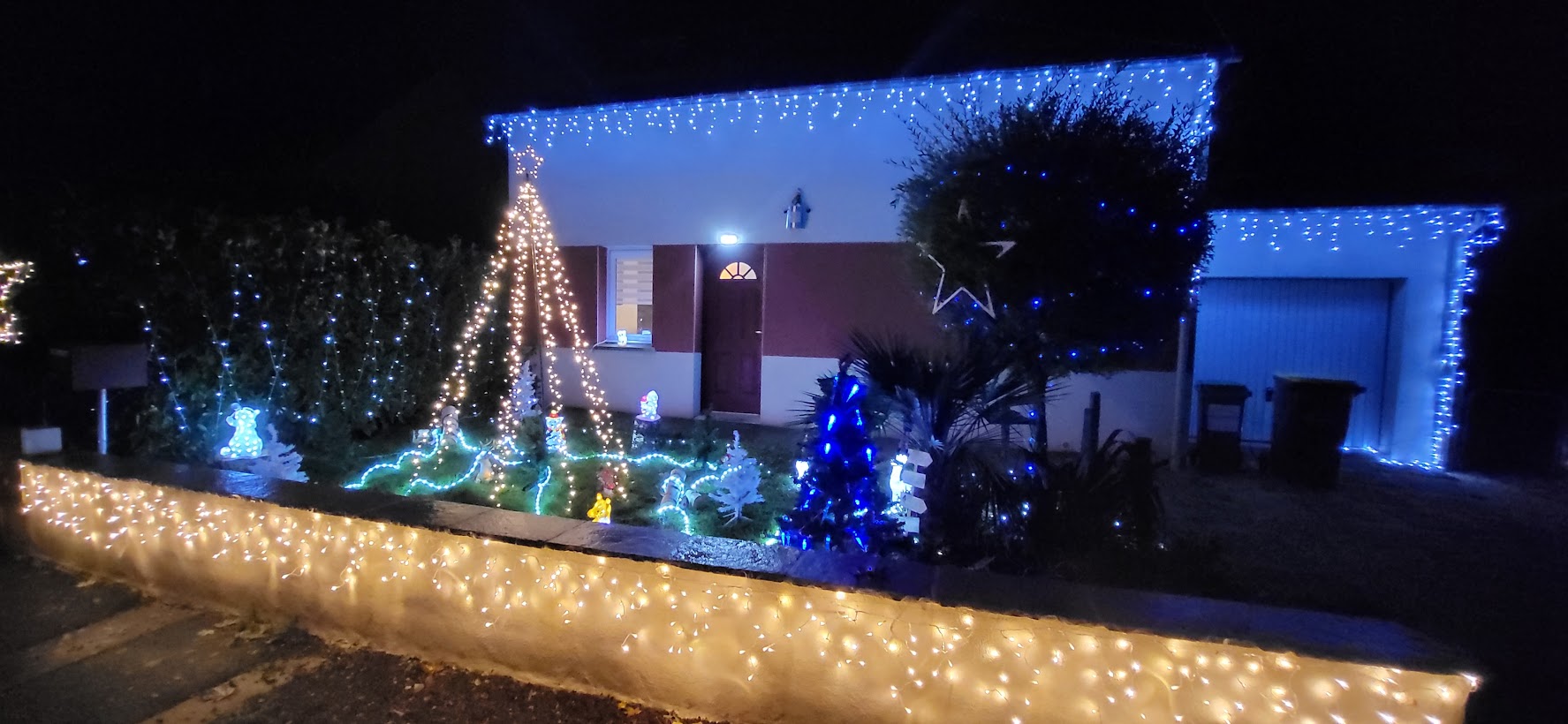Décoration de Noël avec le voisinage